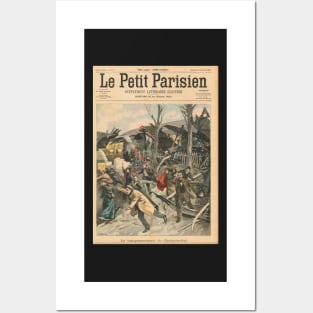 Train collision Choisy-le-Roi Paris 1900 Posters and Art